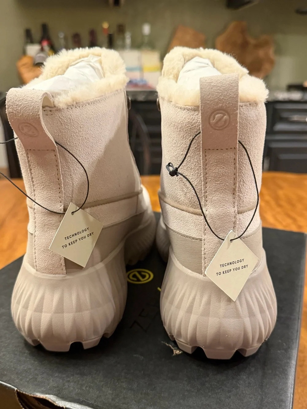 COLE HAAN women’s 5.ZERØGRAND Flurry Hiker Waterproof Gray Suede Boots